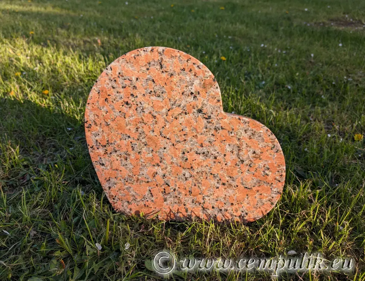 Pochylone serce z napisem (kolor4)