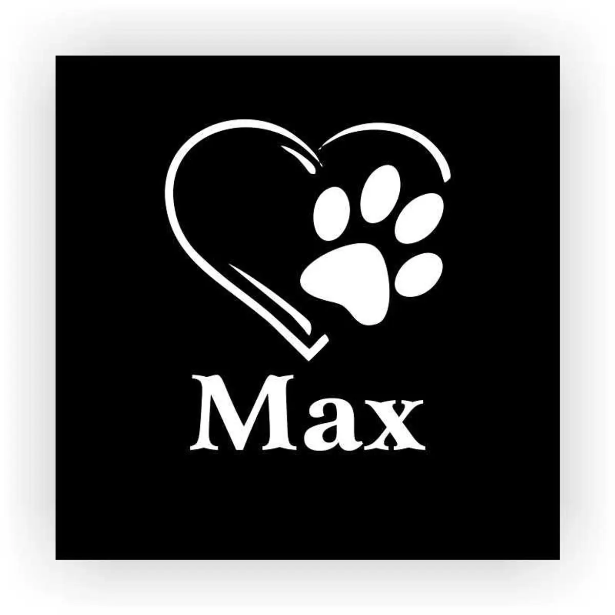 Czarna Płyta Granitowa z Personalizowanym Napisem