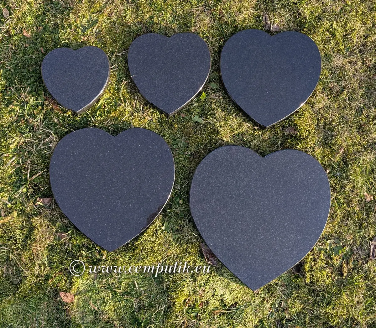 Minimalistyczne Serce nagrobne na pomnik - Elite v2.4