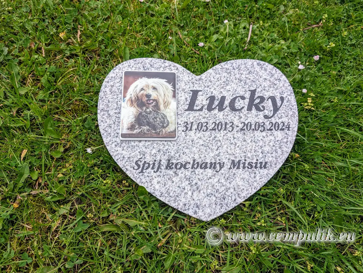 Serce Granitowe - Pamiątka dla Zwierzęcia z Personalizowanym Akcentem