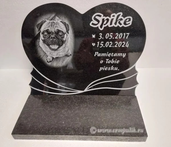 serce wzór 5 z liniami Spike